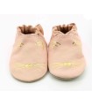 Zapato tipo patucos Robeez de piel para bebés modelo gatito